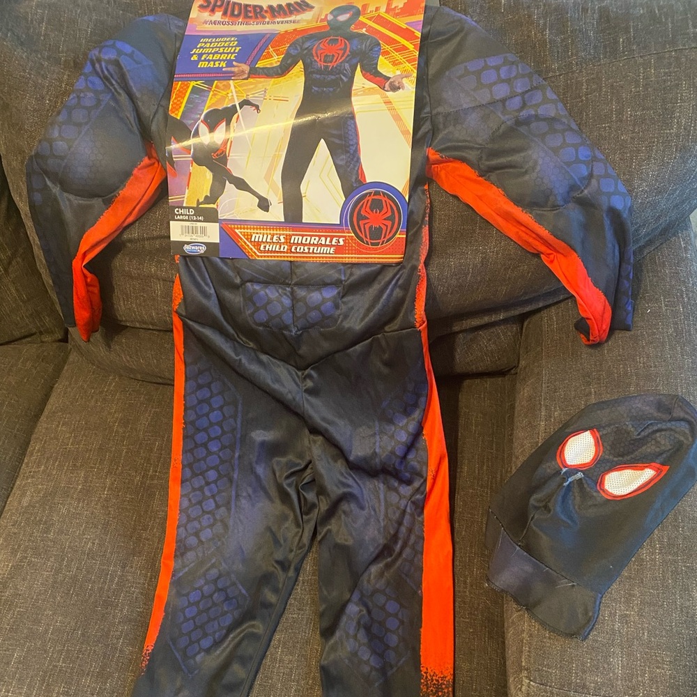 Youth Miles Morales Spider-Man Halloween Costume